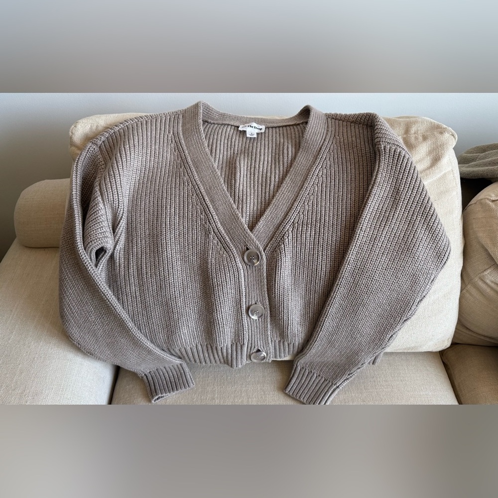 The Drop Cropped Cardigan